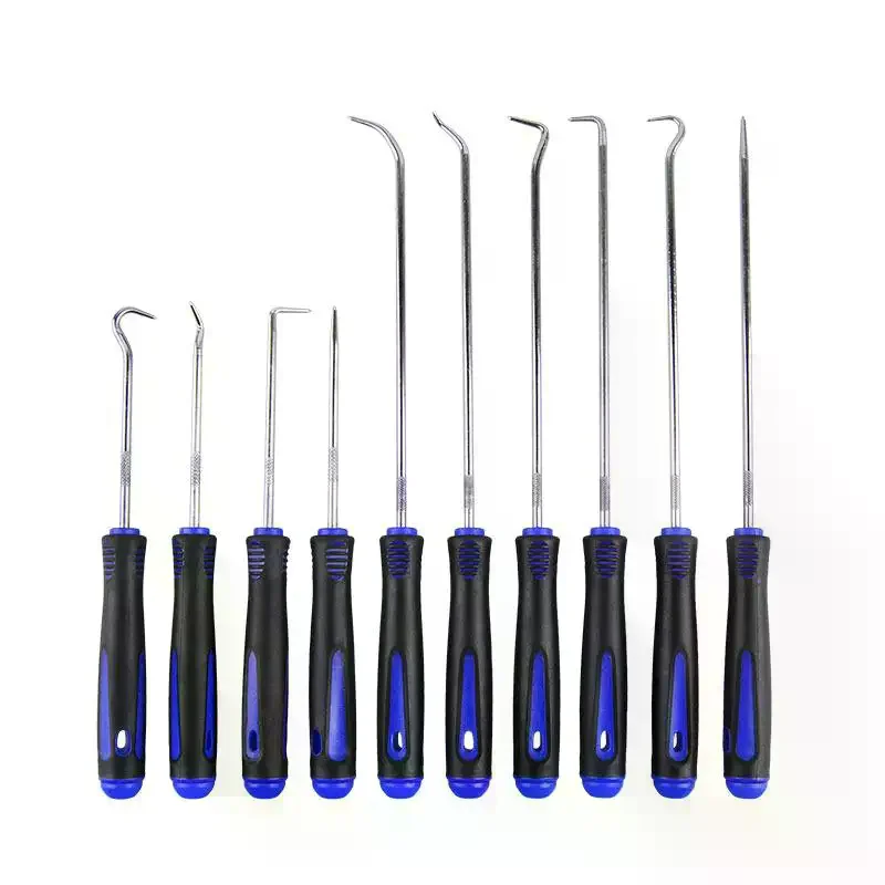Multipurpose Mechanic Pick and Hook Set 4/10Pcs Durable Carbon Steel Tools for Car Repair O-Ring Seal Hose Pulling