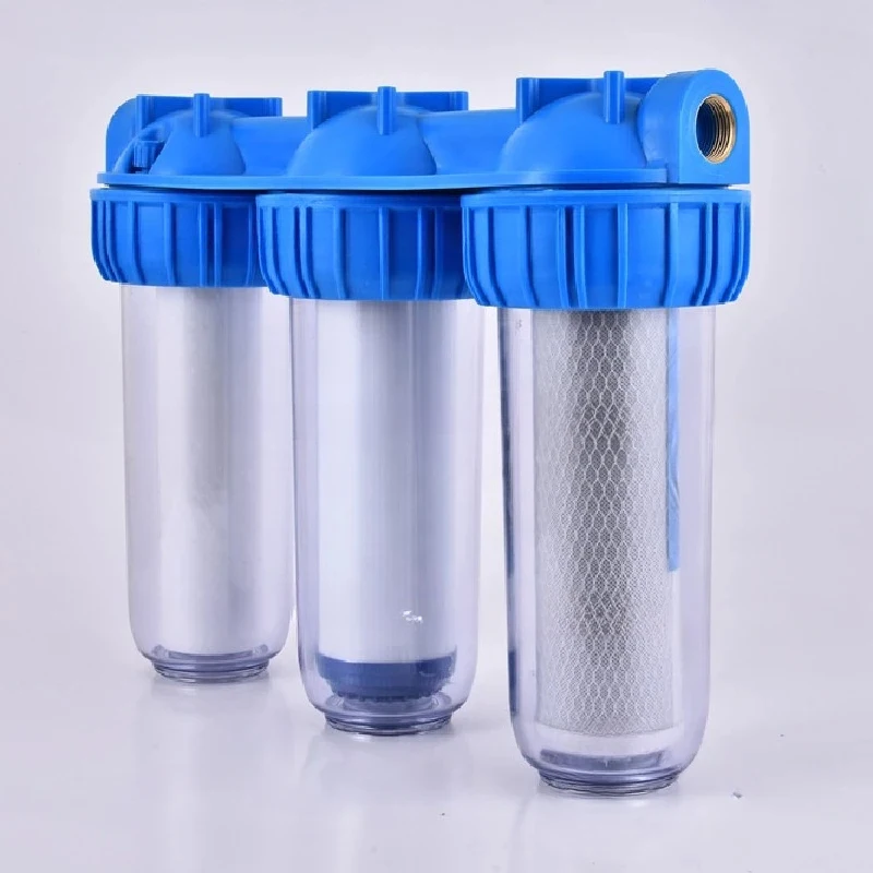Element Livestock Farm High Pressure Cleaning Equipment Prefiltration 10Inch Three Stage Washable Filter