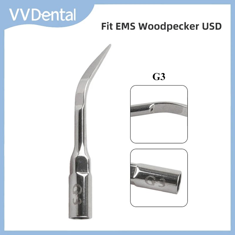 ​VVDental Ultrasonic Scaler Tips Fit EMS Woodpecker Handpiece Periodontics Endodontics Tips Dental Teeth Cleaning Accessories