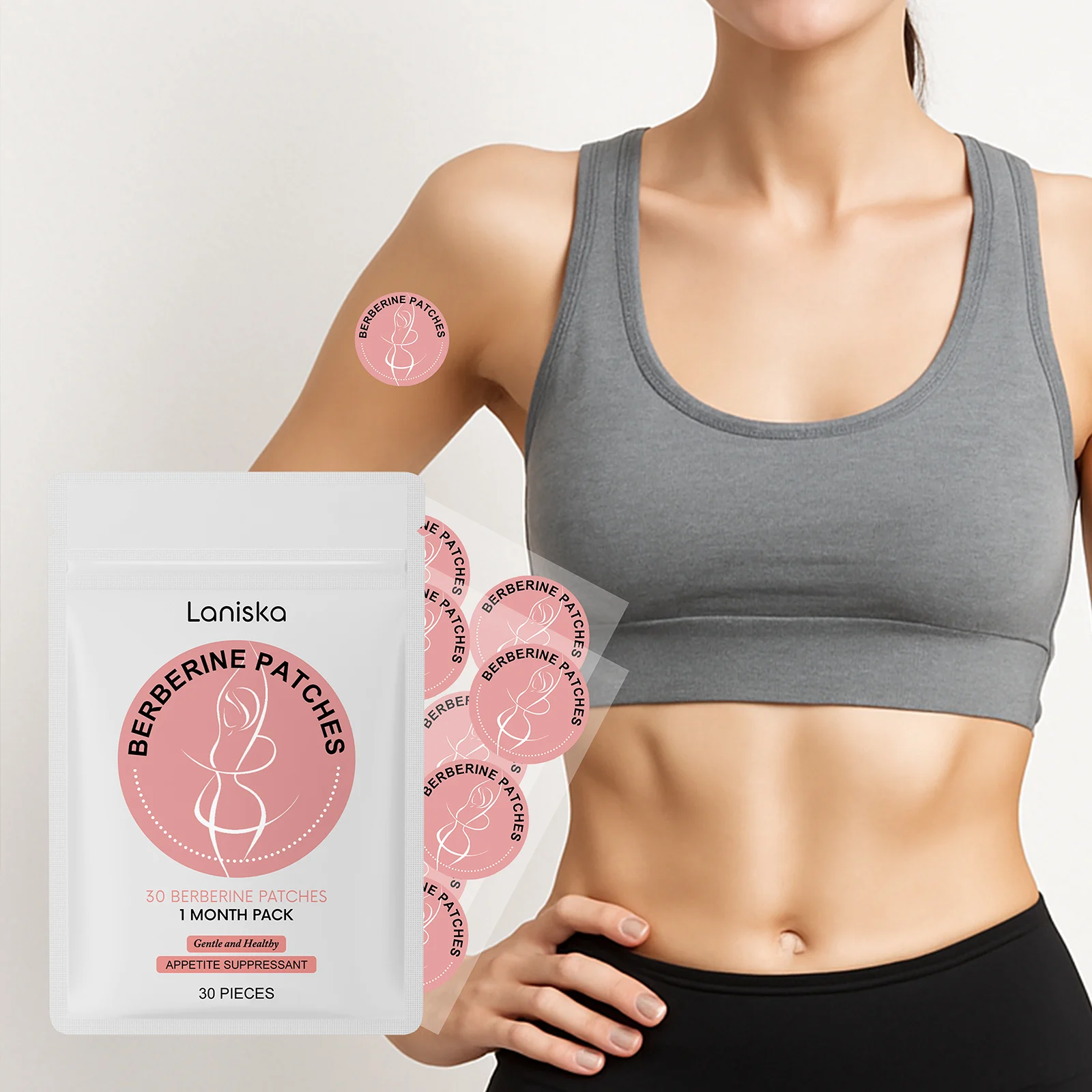 Berberine Patches light Management Assistance Energy SupportEasy To Use Body Loss Sticker
