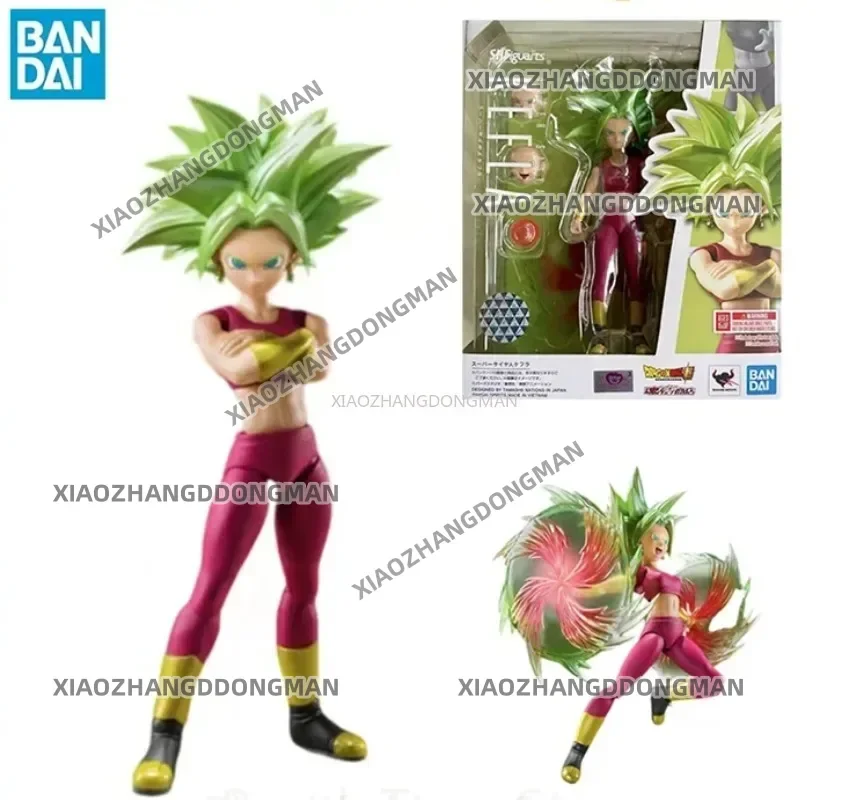 En stock, enviado en 48 horas Original BANDAI S.H.Figuarts Dragon Ball Super Super Saiyan Kefla Anime figura de acción de juguete