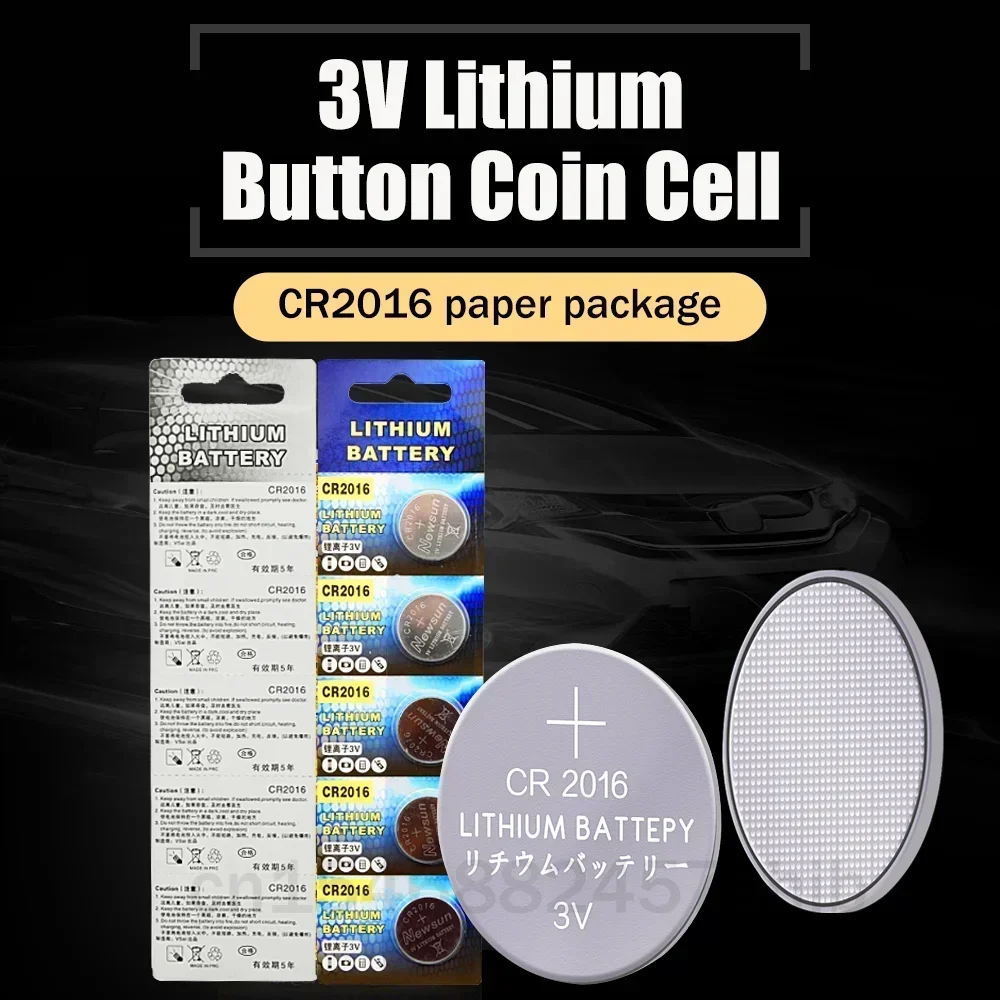 5-20pcs CR2016 CR 2016 3V Lithium Batteries LM2016 BR2016 DL2016 Button Coin Cell For Toy Watch Scale Car Remote Control Shavers