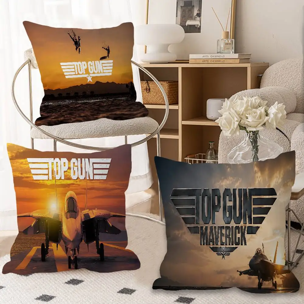 2022 Top Gun Maverick Modern Cushion Cover Car Throw Pillow Case For Sofa Car Christmas Gift 40x40cm 45x45cm