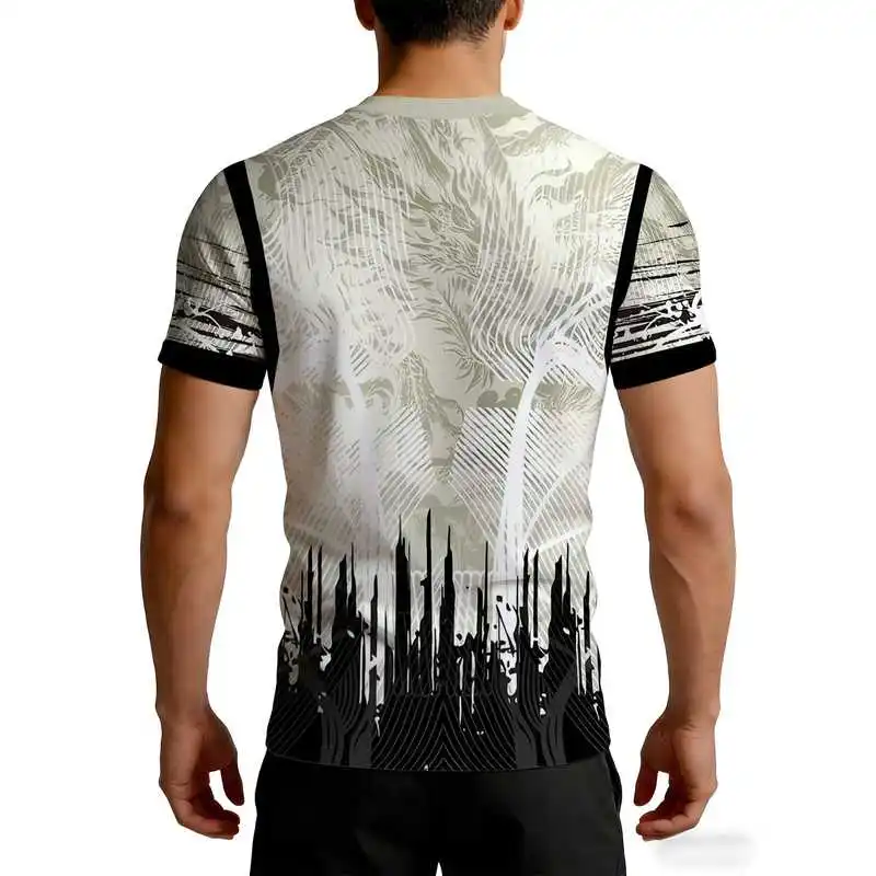 Men's High-Elasticity Quick-Dry Fitness Short Sleeve Shirt Moisture-wicking, breathable sports shirt