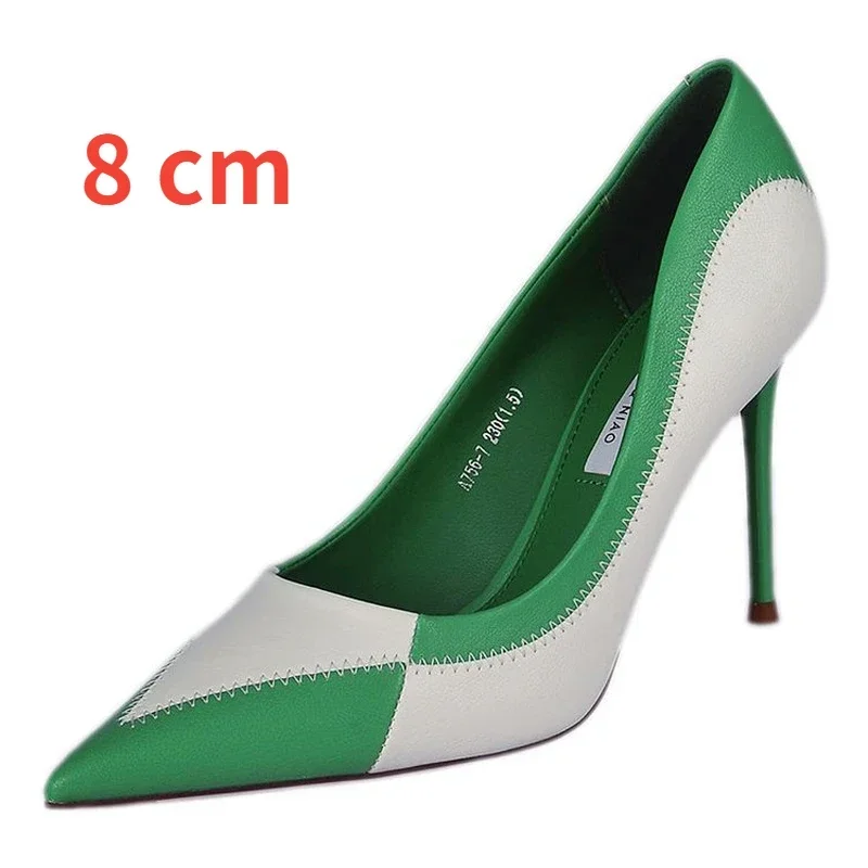 2022 Spring Autumn New Fashion Women\'s High Heels Stiletto 6cm and 8cm Sexy Pointed Toe Women\'s Fashion Party Women\'s Shoe PumpS