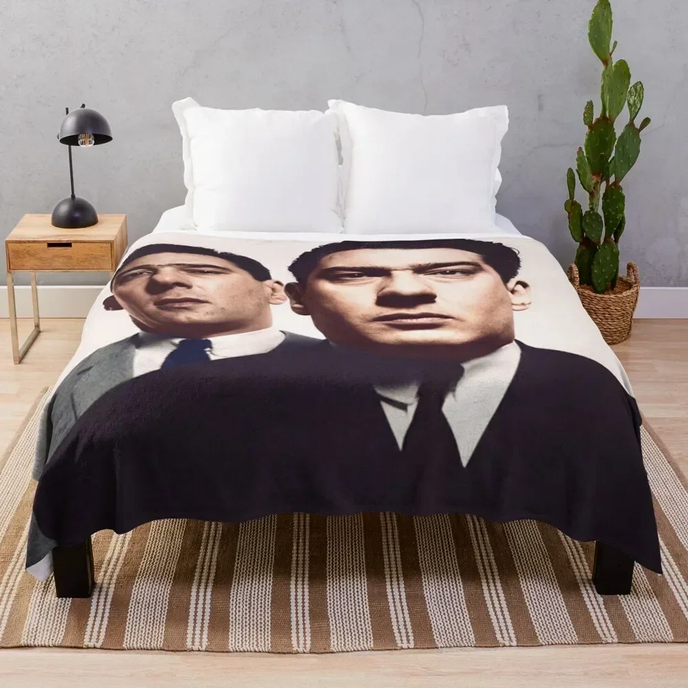 The Kray Twins Throw Blanket blankets ands Nap Blankets