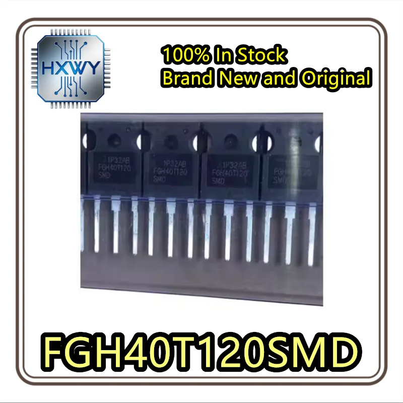 (3/10 pcs) FGH40T120SMD  TO-247 package  IC chip  Brand new original  Stock running low  In stock ready for immediate dispatch