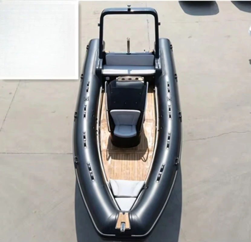 680 700 750 Passengers Deep V Hull Classic Motor Jet Lux Fishing Fiberglass Hull Inflatable 5 m 7m 24Ft Tour Rib Boat