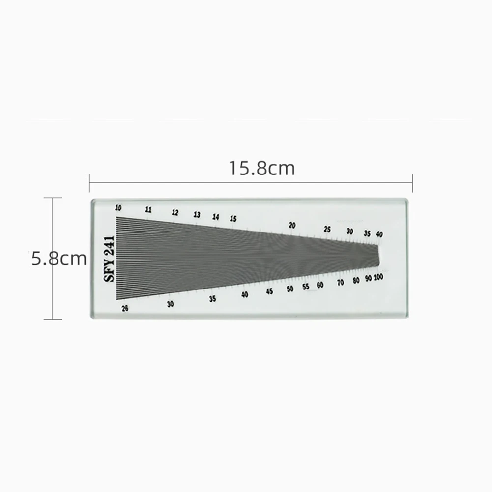 For Quality Inspection Measuring Range 10-40 Threads cm Density Scope Easy Thread Count Reading Glass Construction