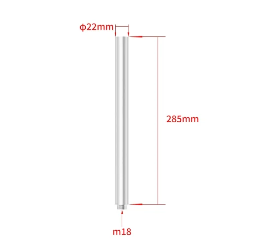 External Thread M6 M8 M10 M18 M20 M28 Microscope Column Extension Rod 22mm 25mm 32mm Diameter for Microscope Universal Support