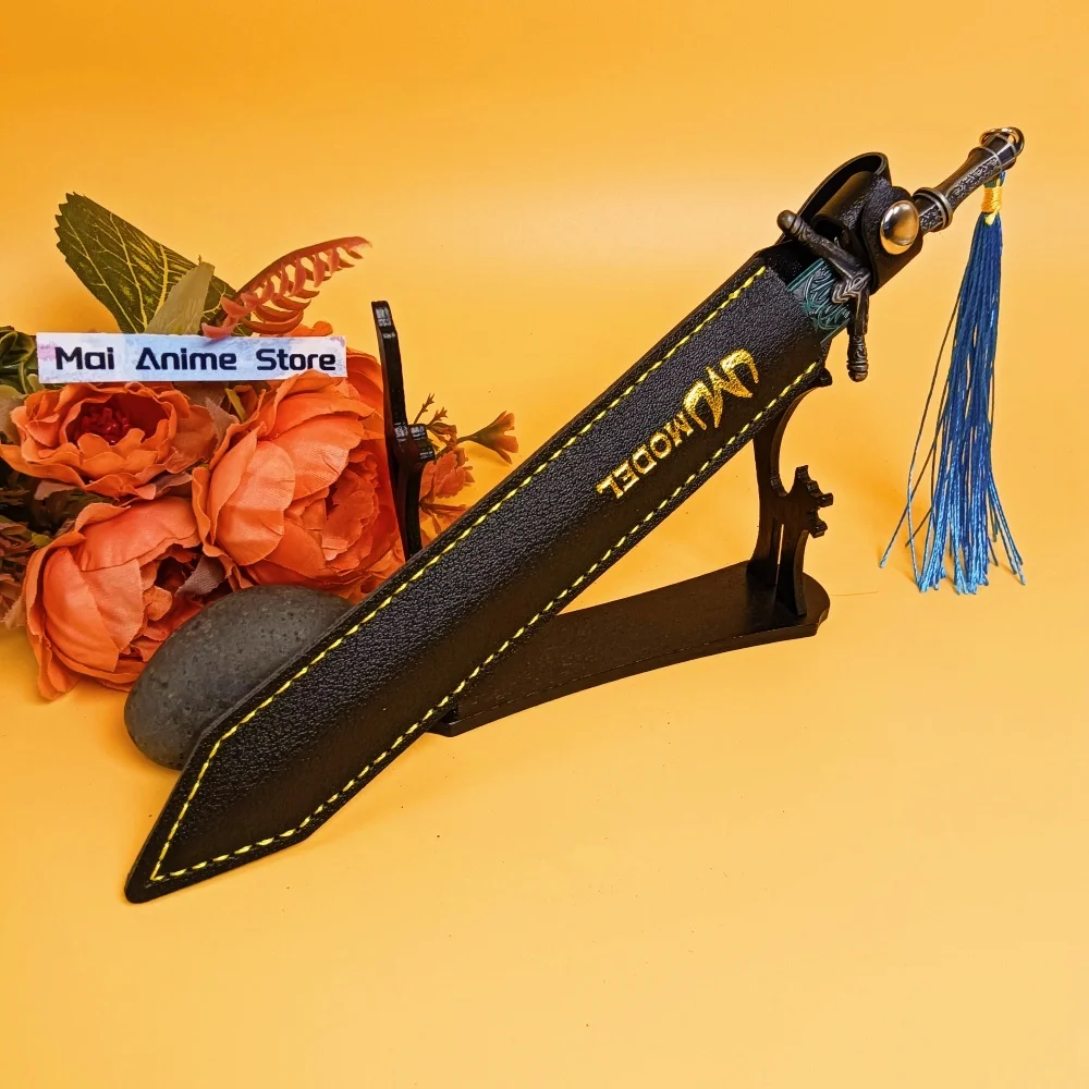8.6 بوصة 22 سنتيمتر Elden كاتانا القمر Greatsword اليابانية كاتانا الصلب النينجا سكين المعادن صابر راني الجليد أنيمي السيف Unsharp لعبة هدية