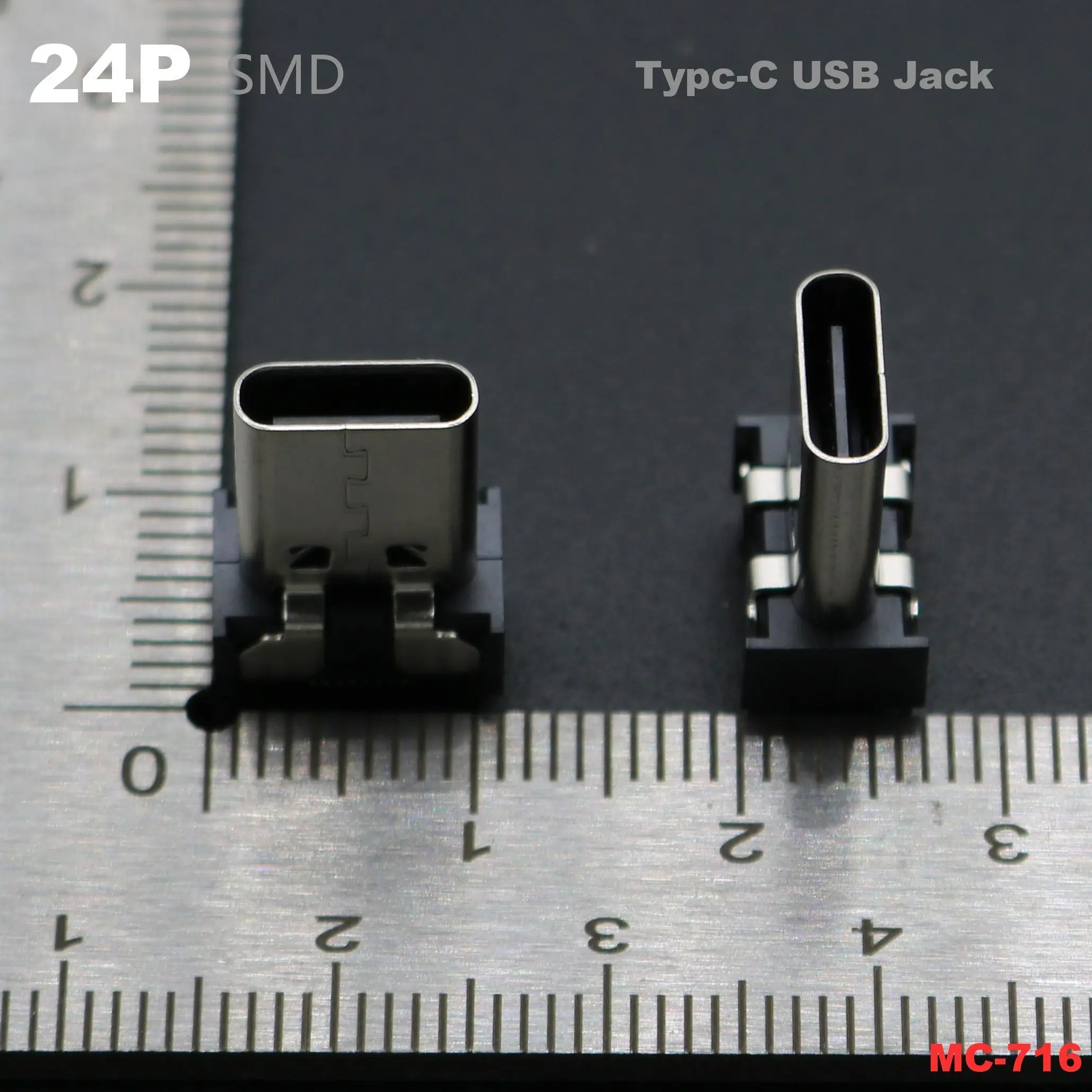 24P USB C Type-C SMT Type C USB Connectors Female Port Jack Tail Plug Socket Electric Terminals 4 feet DIP 24Pin SMD Test Board