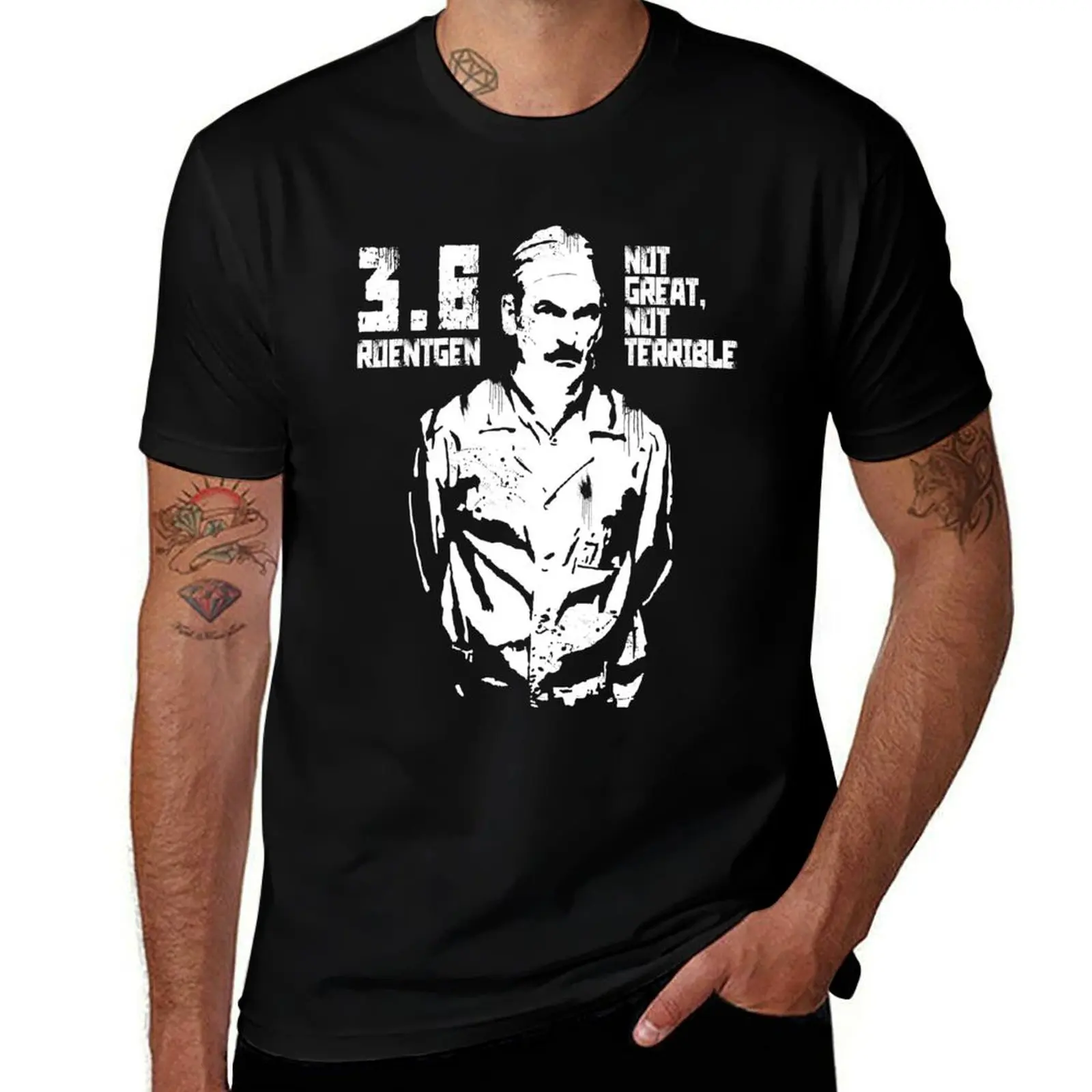 

Anatoly Dyatlov - Paul Ritter - Chernobyl T-Shirt Work Daily Short Sleeve Top