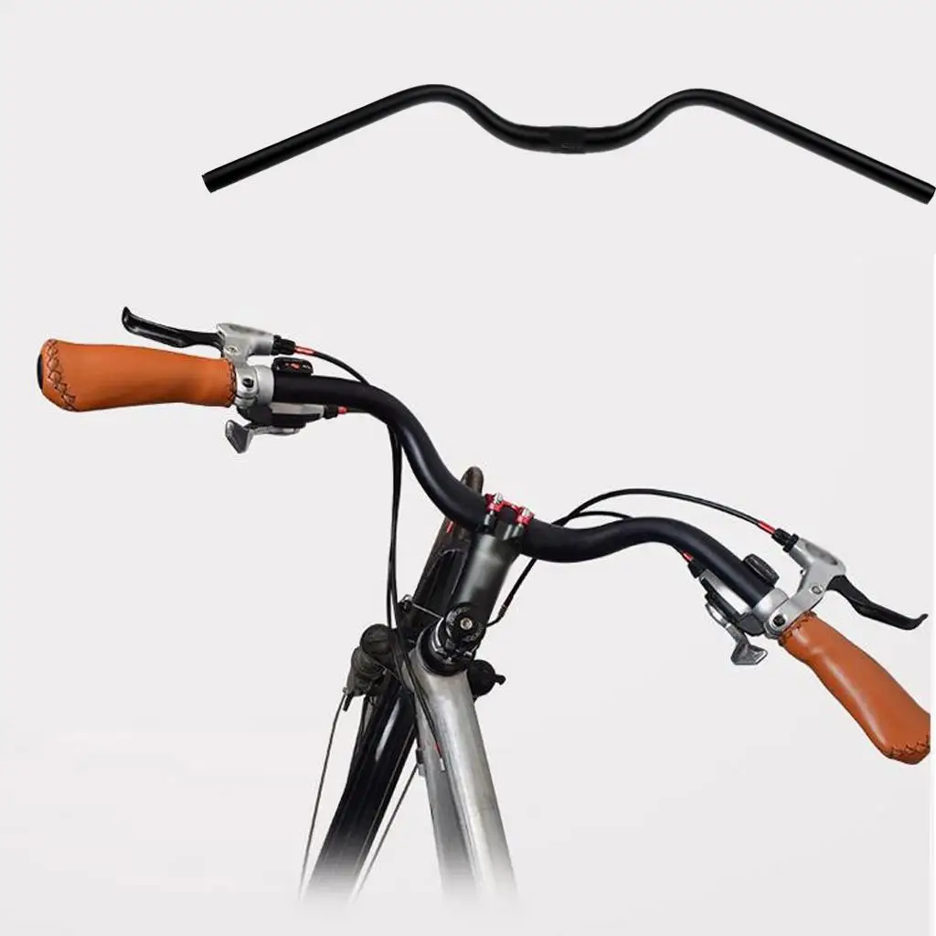 

MTB Bike Handlebar Riser Bar Retro Ladies Handlebar 31.8x660mm Black