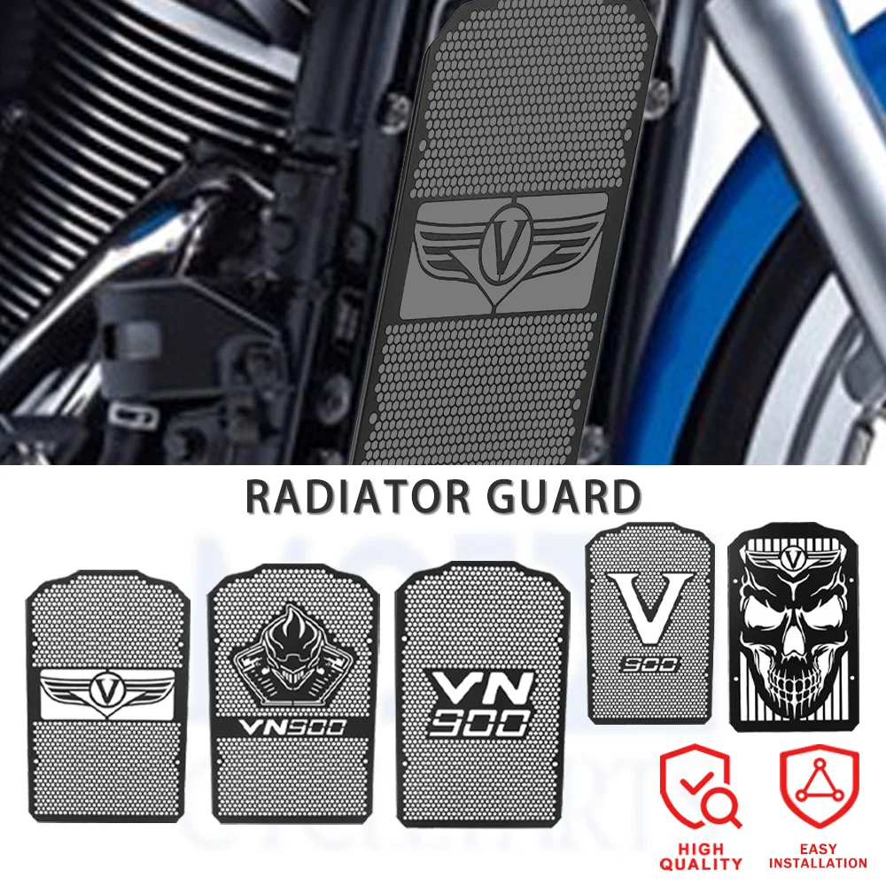 

FOR KAWASAKI Vulcan 900 Custom VN 900 VN900 Custom Radiator Cover Bezel Grille Guard Protector 2007-2024 2023 2022 2021 2020