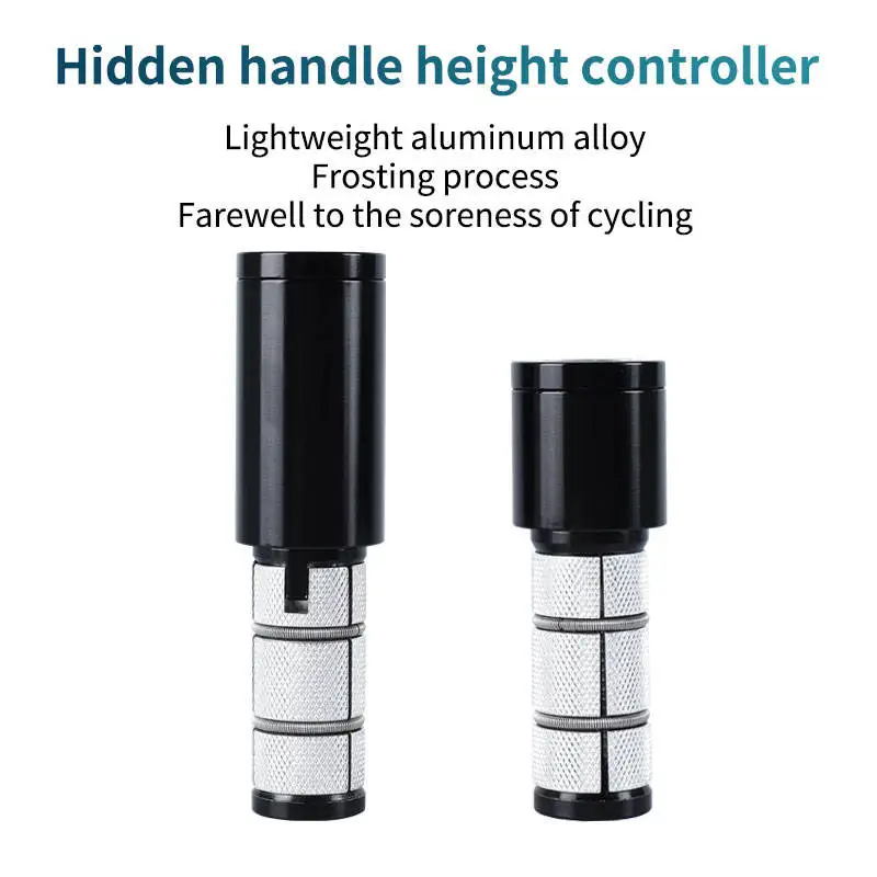 MTB Bicycle Bike Fork Stem Extender Hidden Aluminium Alloy Bicycle Handlebar Riser