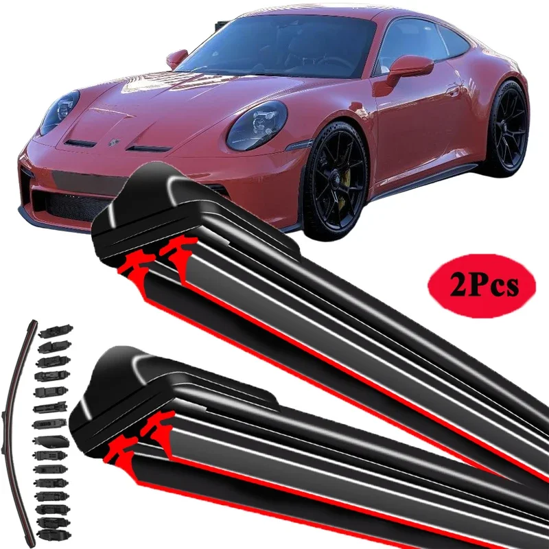 

For Porsche 911 1995-2024 Car Windshield Wiper Blade Front Windscreen Brushes Washer Accessories Cleaning Replacement Parts