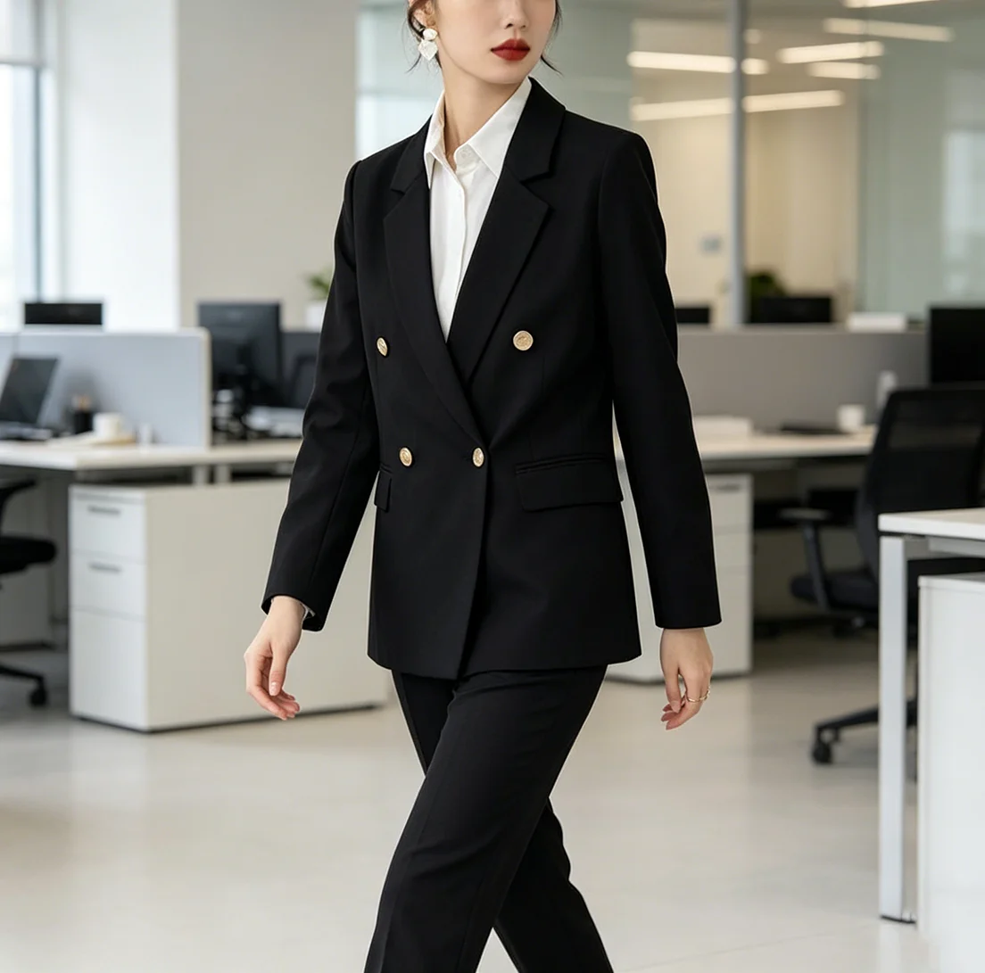 Women's suit jackets are the best-selling new products of the season. Spring and autumn street style, high-design sense, niche c