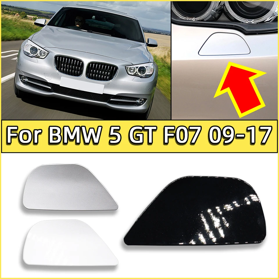 Car Accessories Headlight Washer Nozzle Cover Shell Garnish Cap For BMW Series 5 GT Gran Turismo F07 Ordinary M-Pack 2009-2017
