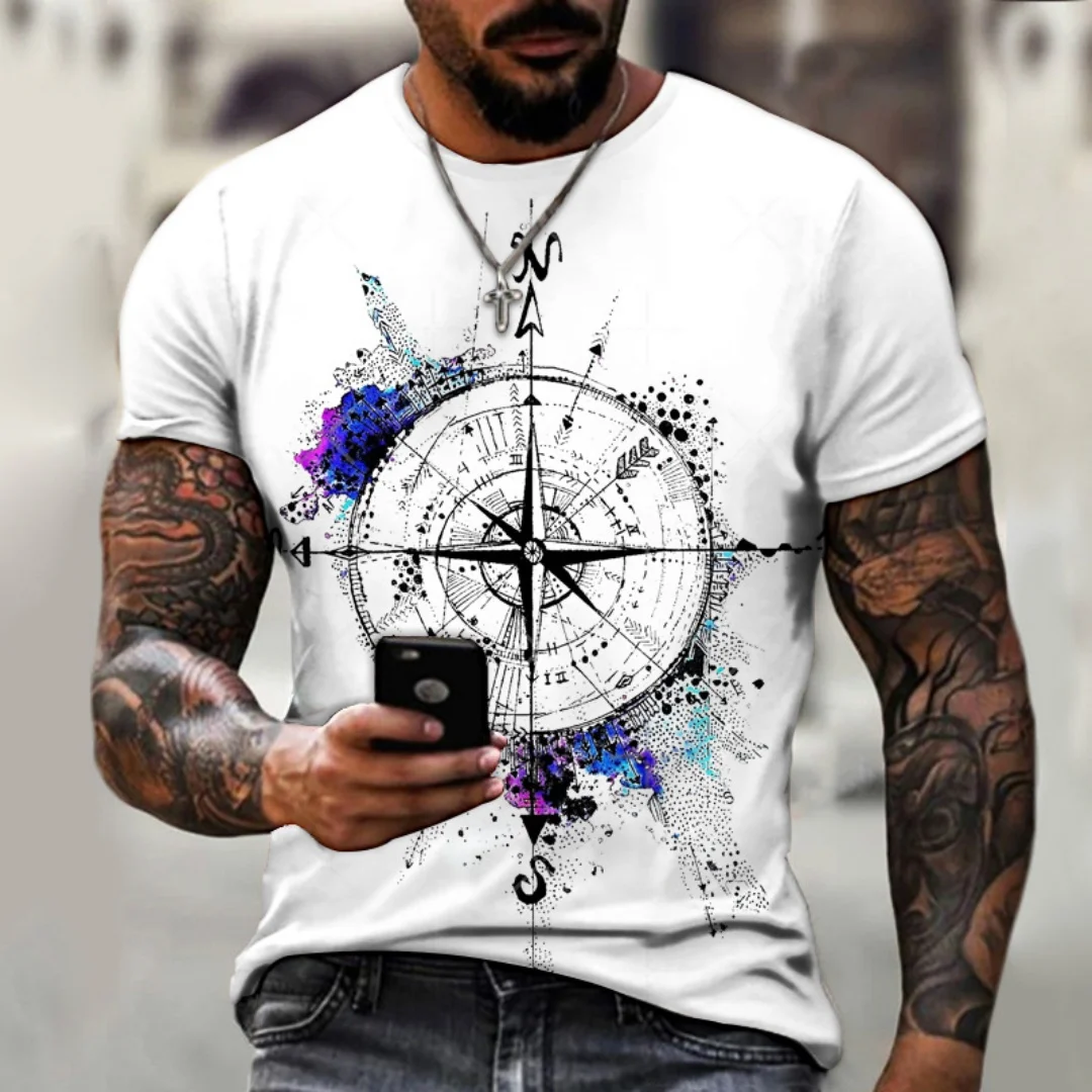 Camiseta gráfica colorida do mundo impressão 3d esportes lazer seco rapidamente respirável e confortável camiseta masculina e feminina y2k