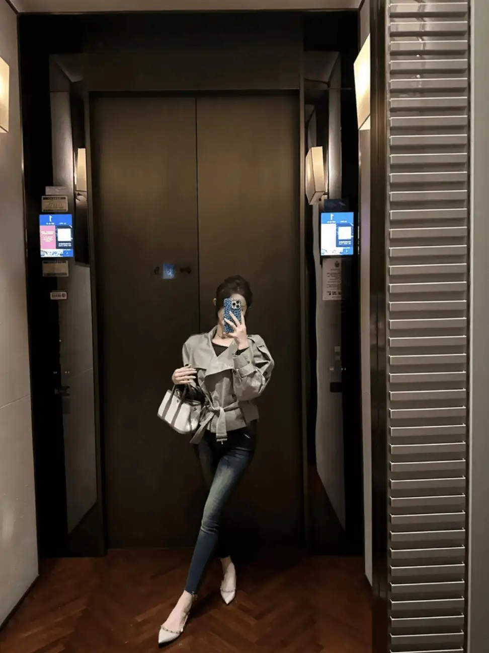 

High Waist Skinny Jeans Women's Autumn Winter Vintage Blue High Elastici Waed out Faionable Leg Lengthening Pencil Pants