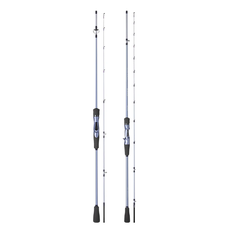 Ultralight 2 Section Carbon Fiber Fishing Rods Small Boat Sea Raft Fishing Rod