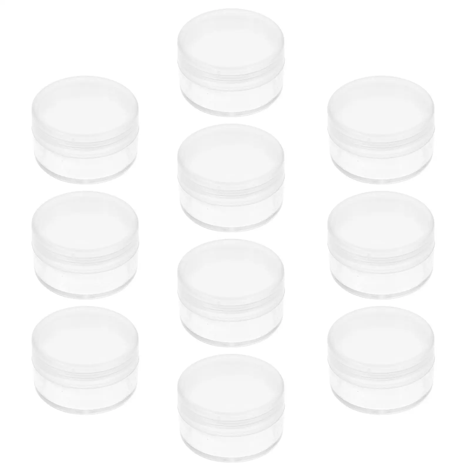 

10pcs Watch Repair Parts Box Plastic Storage Small Item Box Case for Parts Small Items Dustproof Sealed Container