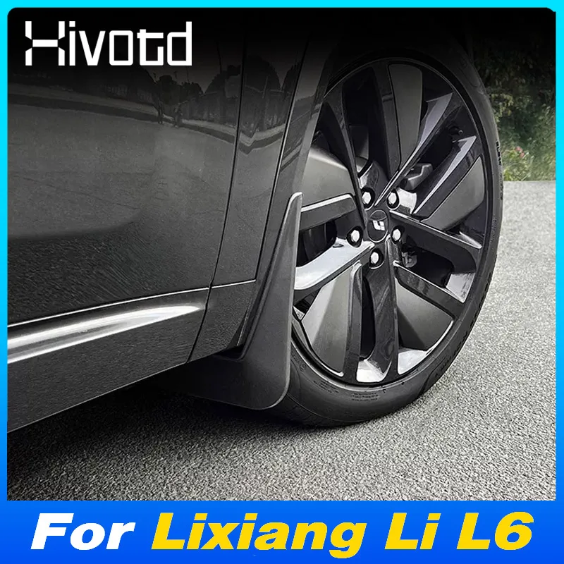 For Lixiang Li L6 Car Flaps Splash Guards Fender Mudguards Plastic Splash-proof Protector Covers Exterior Accessories 2023 2024