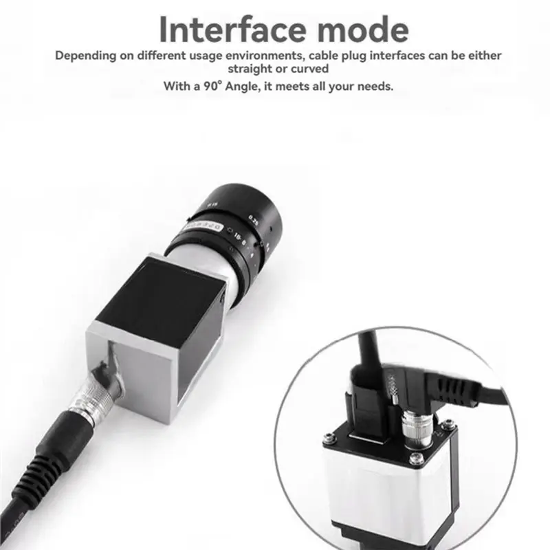 AAAN-Extension Cord 3 Meter 6 Core Flexibility Drag Chain Industrial Camera Trigger Line HR10A-7P-6S Sport IO