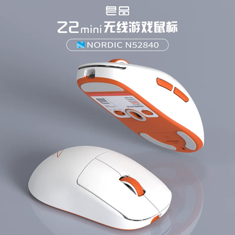 Zaopin Z2 Mini Wireless Mouse 3modes 8k Paw3950  Bluetooth Game Mouse Nordic 52840 Lightweight Custom Gamer Accessories Gifts