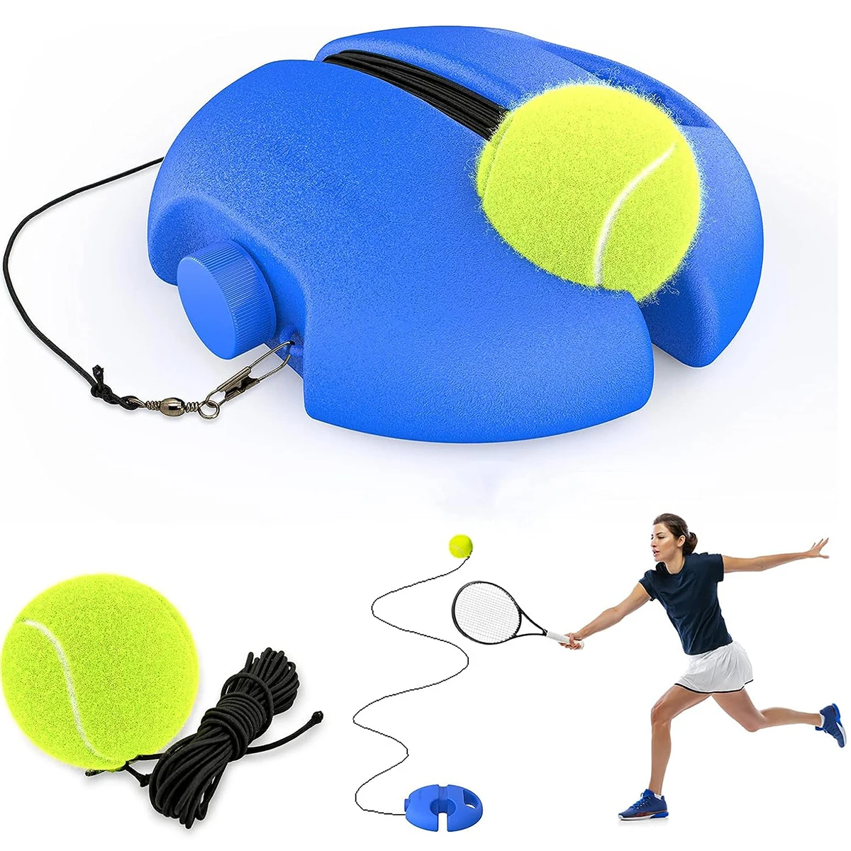 

Tennis Training Ball Tennis Trainer Professional Training Primary Tool Exercise Self-study Rebound Ball Indoor Tennis Practice