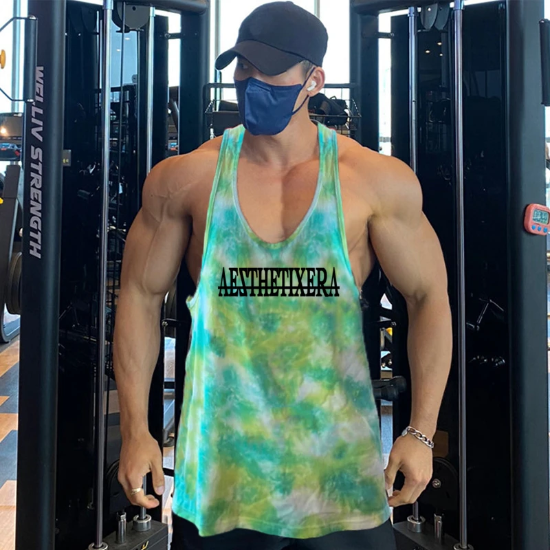 

New Arrivals Bodybuilding Gym Top Men's Camo Mesh Singlets Top Fitness Vests Gym Shirts Male Running Sleeveless shirts Clothing