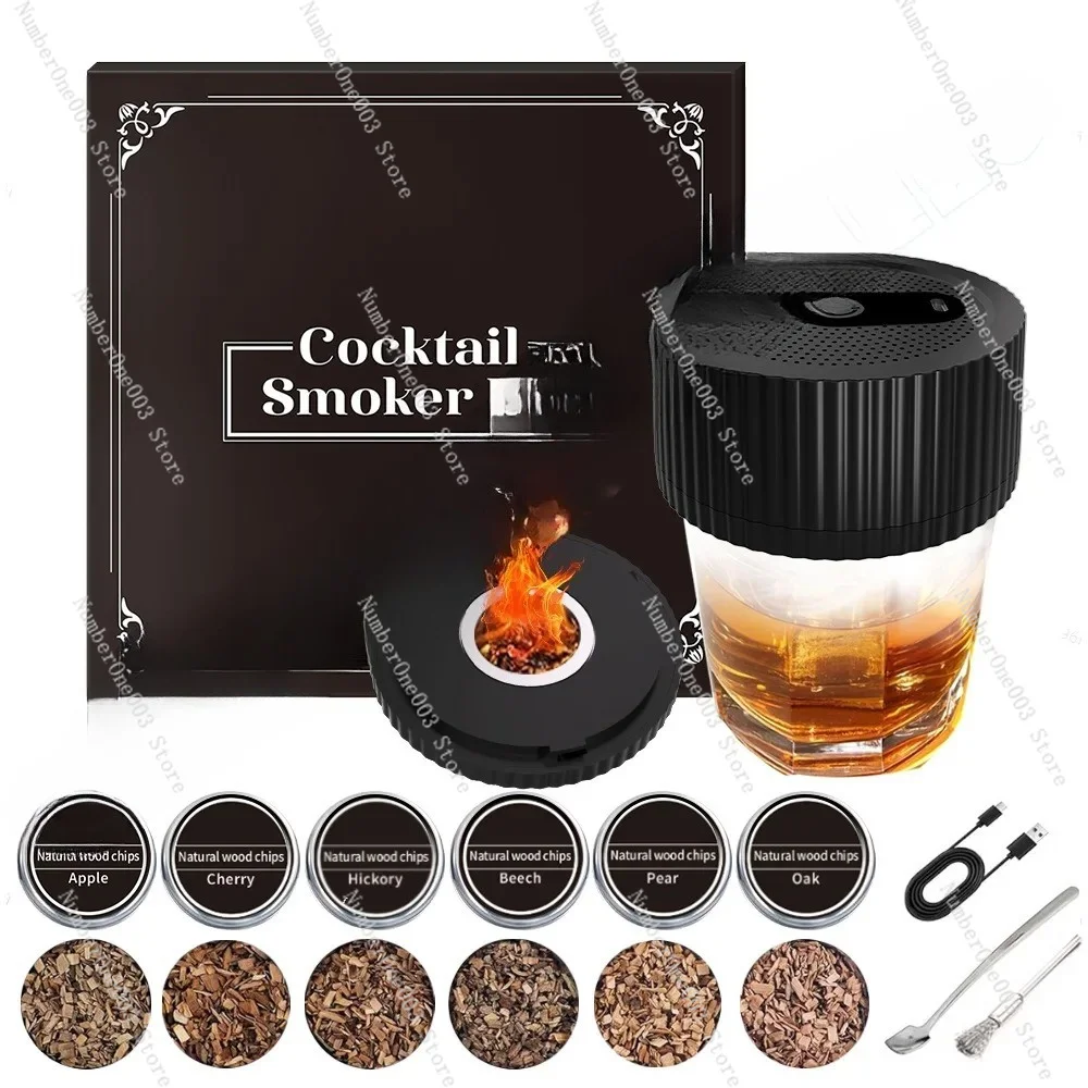 Electric Cocktail Smoker Smoker Set Whiskey Cocktail Fragrance Enhancer