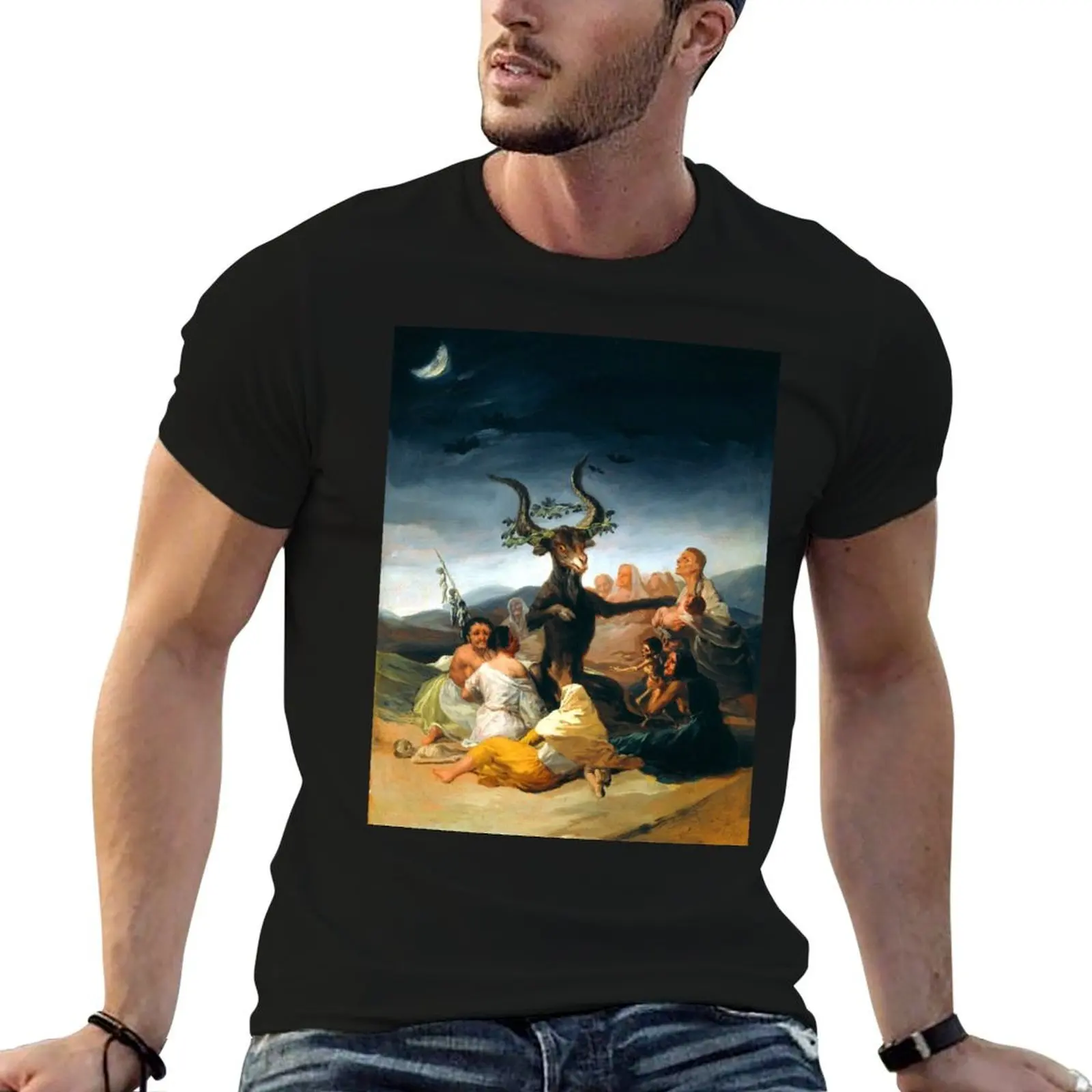 Francisco Goya The Sabbath of witches T-Shirt vintage clothes graphic t shirt vintage boys whites big and tall t shirts for men