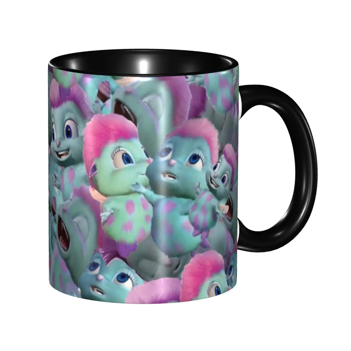 Bibble Collage Meme Cartoon Coffee Mugs DIY Custom Ceramic Mug Cup Creative Gift