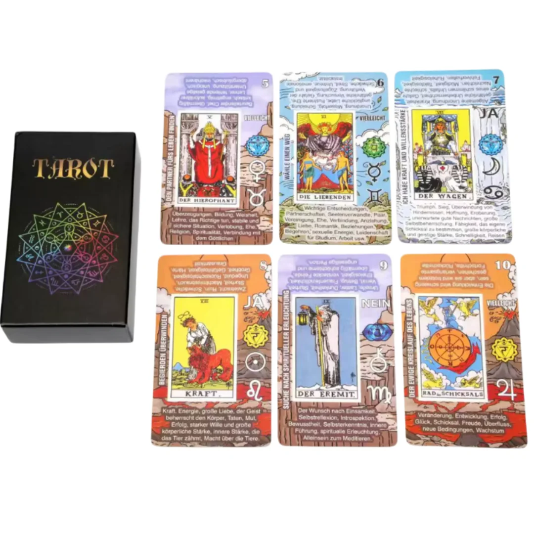 手描きアートオラクルカード、精巧なイラスト、パーティーや個人 - Party Games Using Cards のレビューと価格