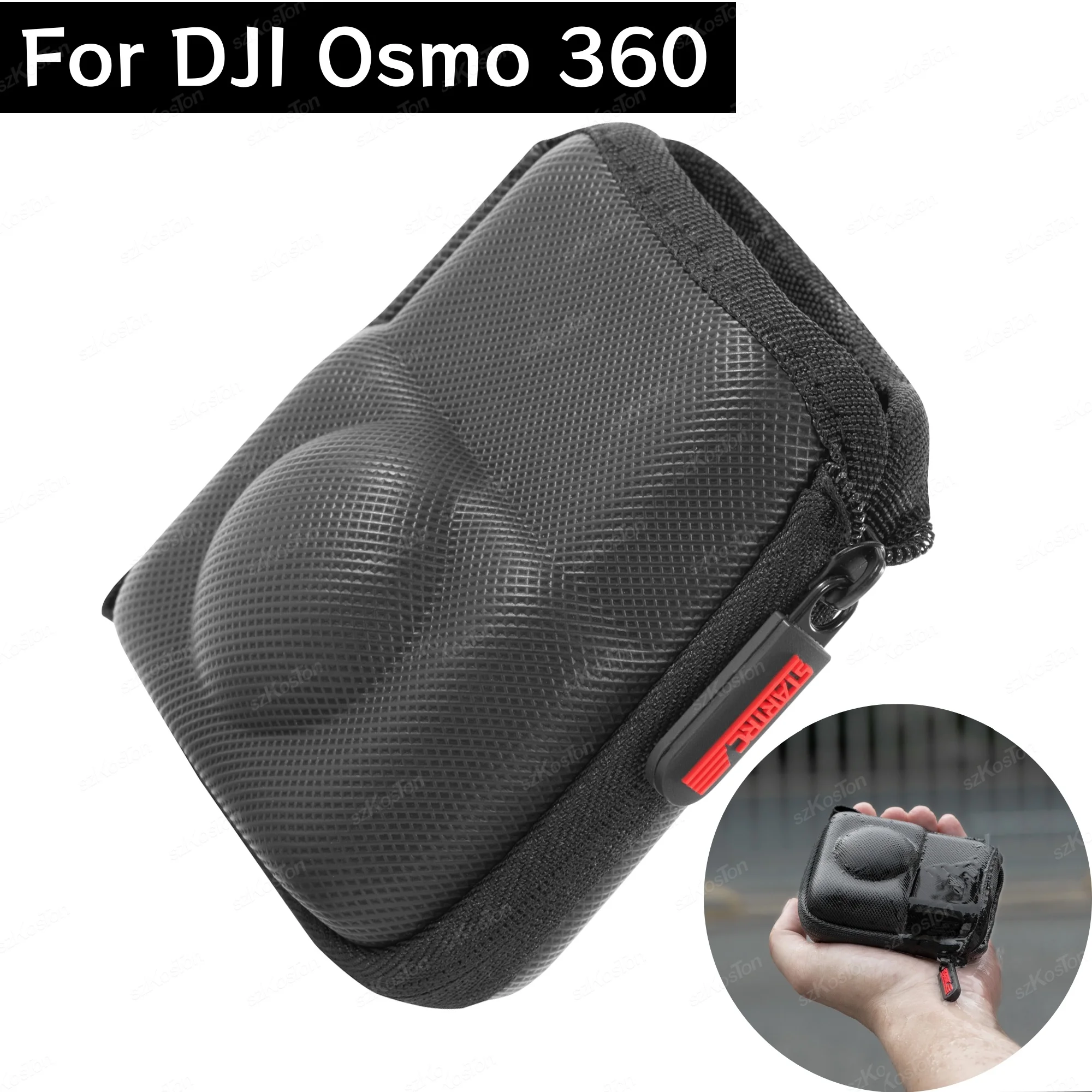 Mini Kamera Tasche Für DJI Osmo 360 Tragbare Reise Tragetasche PU Lagerung Tasche Organizer Fall Für DJI Osmo 360 Zubehör