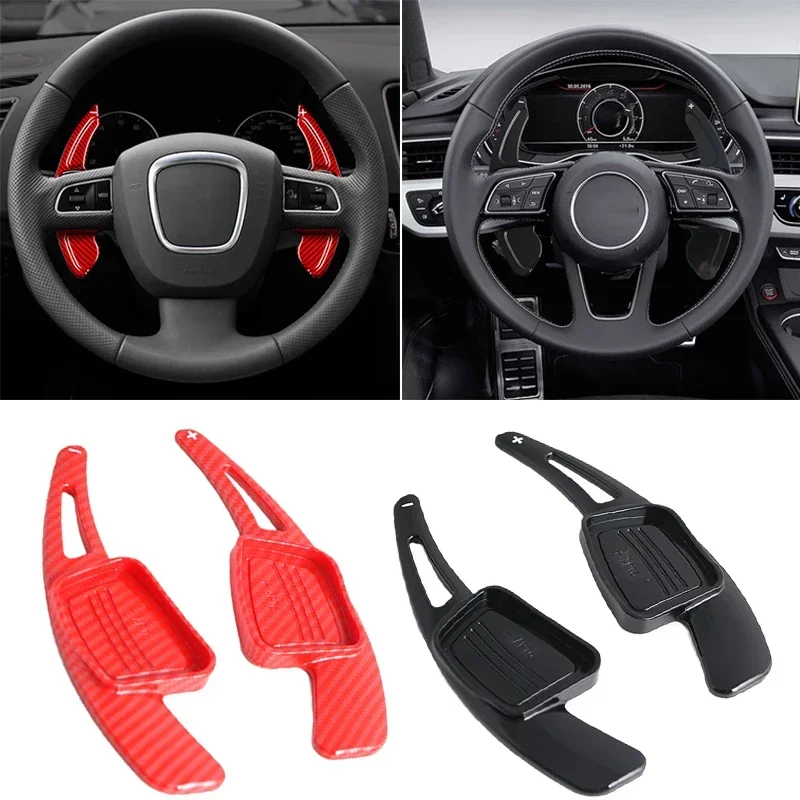 

Car Steering Wheel Shift Paddle Shifter Extended ABS Extension For Audi A3 A4L A5 S3 S5 A8 SQ5 R8 Q7 TT TTS 16-18 Accessories