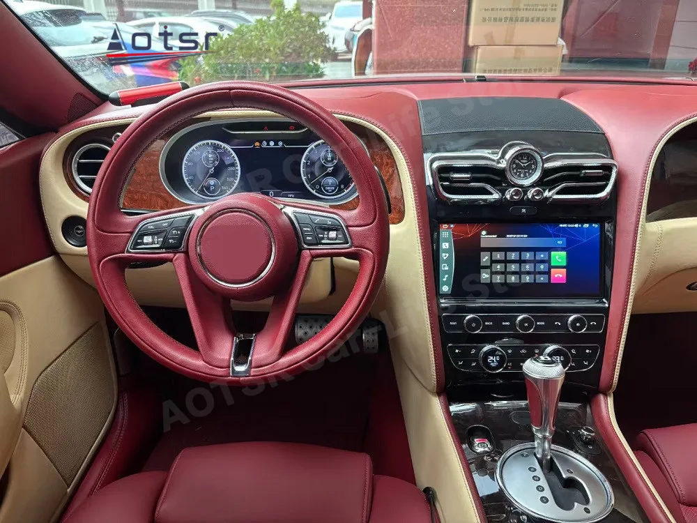 

Ресторан для Bentley Flying Spur Continental GT ЖК-дисплей, цифровая панель приборной панели, автомобильный дисплей приборов, мультимедиа, Plug and Play 12,3