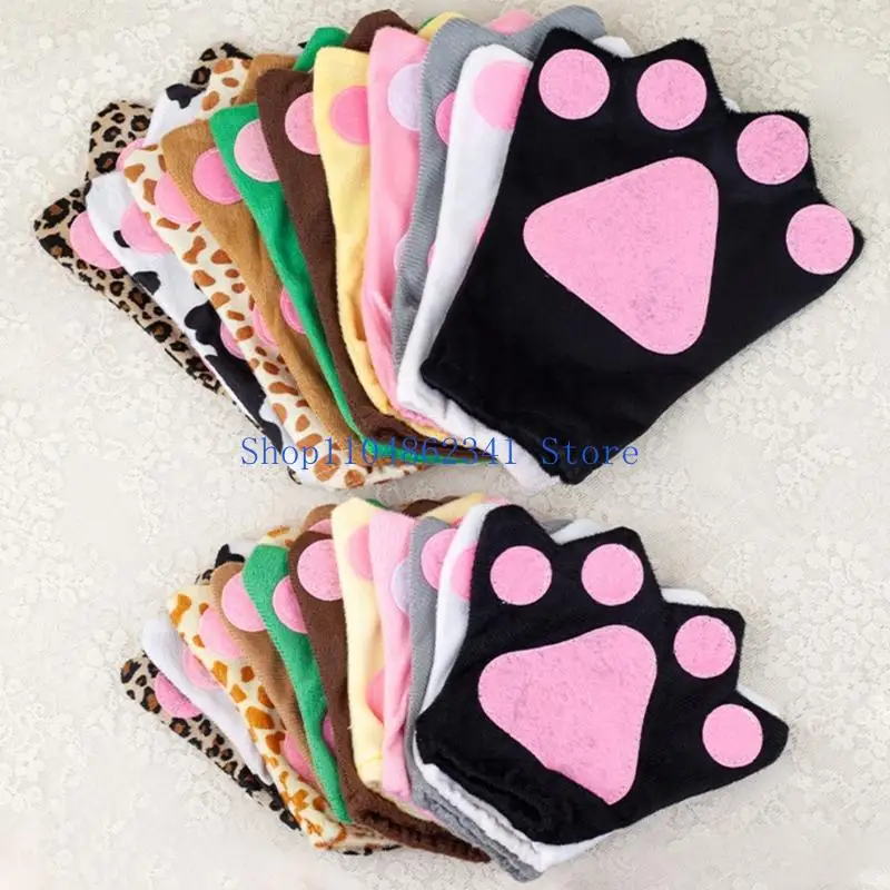 5asd Động vật móng vuốt Găng tay cho trẻ và người lớn cosplay mèo vuốt Găng tay Phụ kiện trang phục động vật cho Halloween