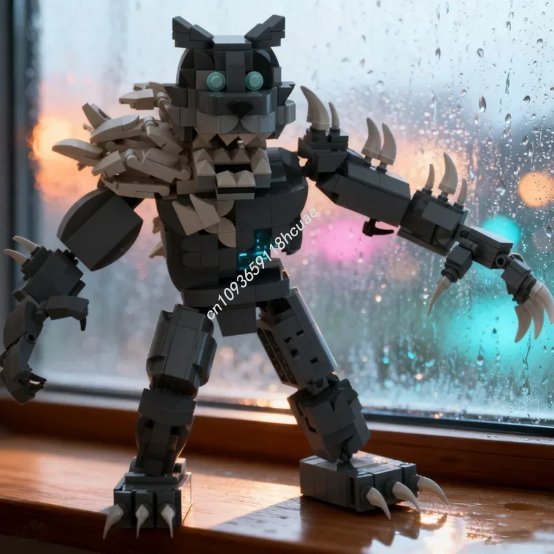 

775pcs MOC Twisted Wolf Gamesed Model Building Blocks Construction Assemble DIY Creative Christmas Gift Idea Toy Birthday