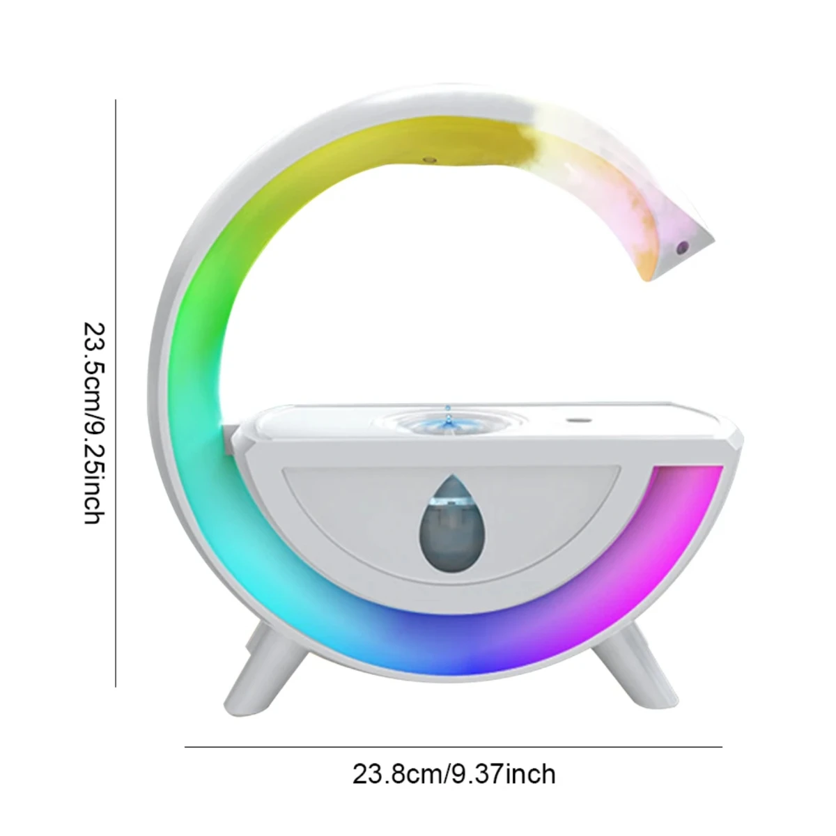 Anti-gravity Air Humidifier Diffuser Creative Aromatherapy  Droplet RGB Table Lamp Night Light  Office Bedroom