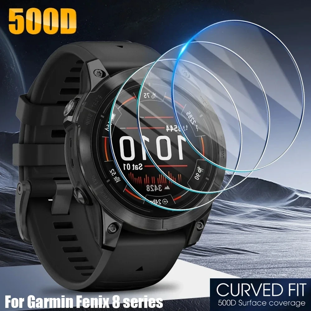 1/5 قطعة 9H HD الزجاج المقسى ل Garmin Fenix 8 43 مللي متر/47 مللي متر/51 مللي متر ساعة واقي للشاشة غطاء الفيلم على FenixE 47 مللي متر الشمسية ساعة ذكية #4