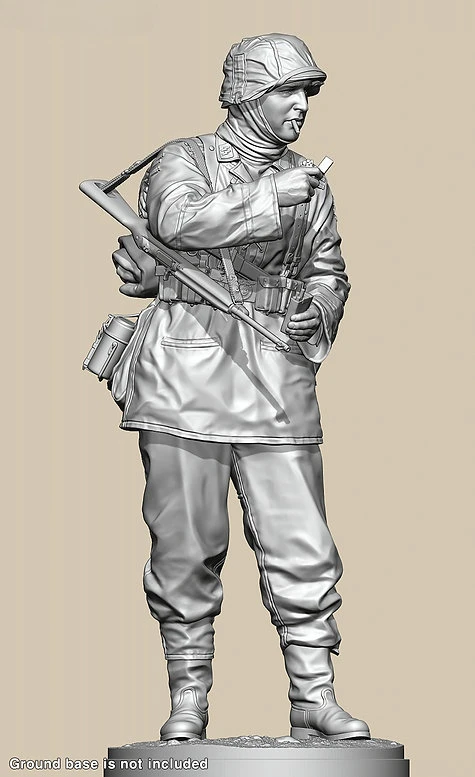 Figura de resina a escala 1/16, Kit de modelo ensamblado, historia, Hobby militar, soldado ahumado en miniatura sin montar y sin pintar
