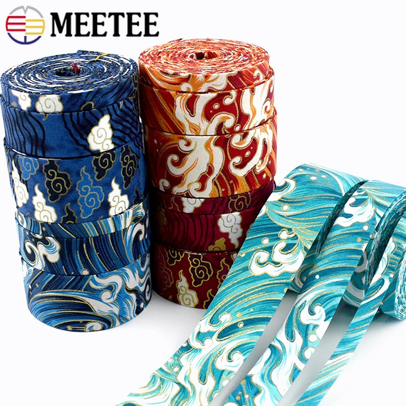

5/10Yards 10/25/40mm Jacquard Ribbon Tape Bow Headband Fabric Party Gift Ribbons Package Laces Decor Band DIY Sewing Accessories