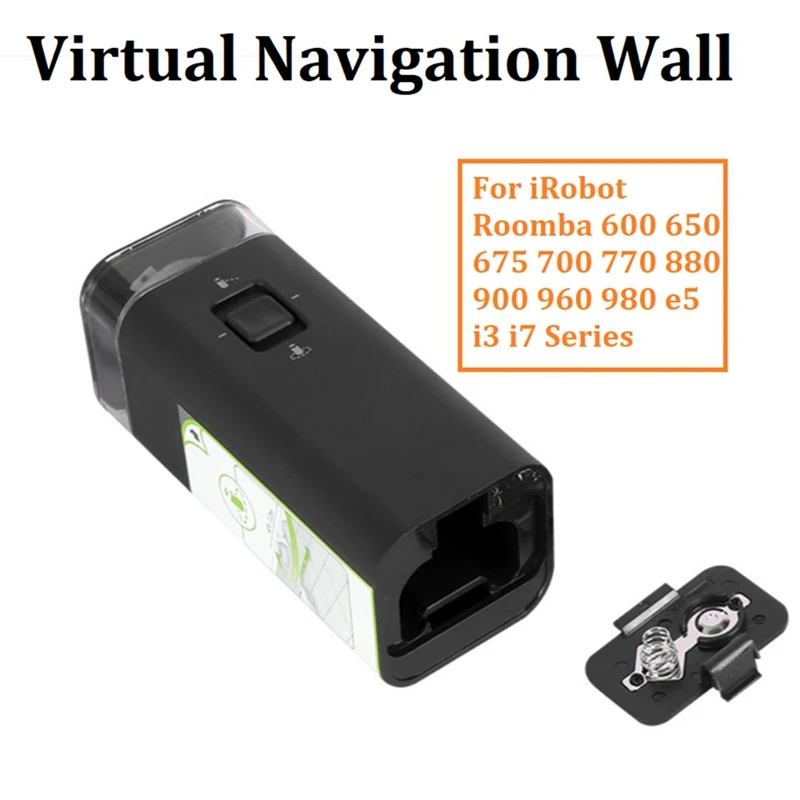 Barrera Virtual para iRobot Roomba, modo Dual, pared de navegación, Serie E5, I3, I7, 500, 600, 650, 675, 700, 770, 880, 900, 960