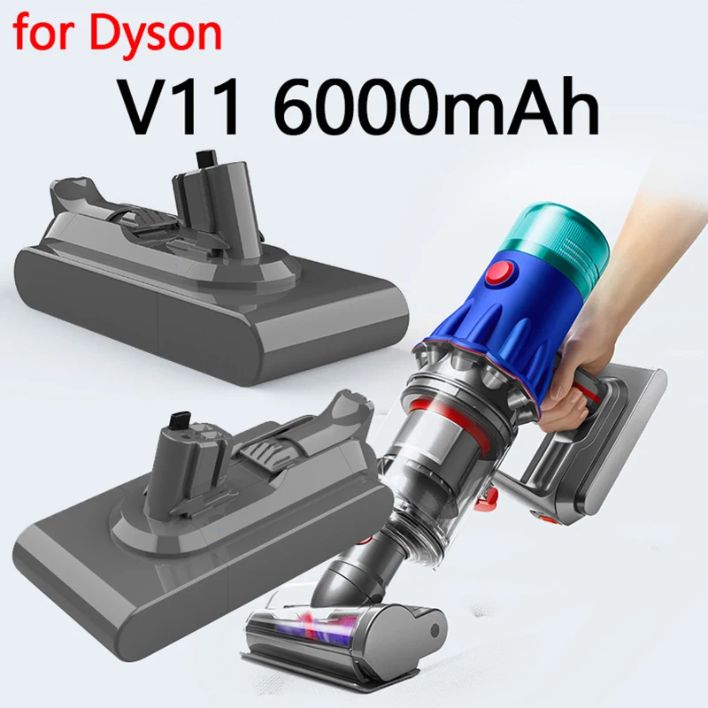 

Литий-ионный аккумулятор 2025 25,2 В 6,0 Ач для пылесоса Dyson SV15 Fluffy SV15 V11 Absolute Extra V11 Absolute V11 Animal 970145 -02