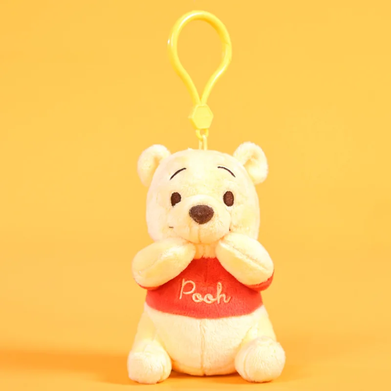 オリジナルディズニーぬいぐるみくまのプーさんスクールバッグペンダントかわいい人形ぬいぐるみキーチェーンバッグ用ホリデーギフトかわいいキーホルダー