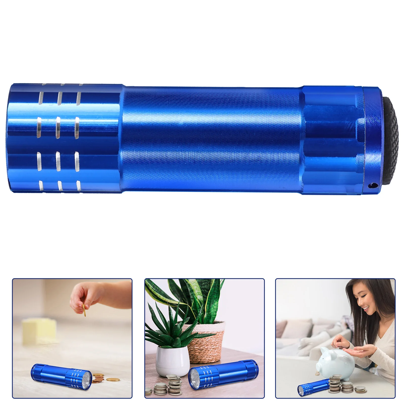 

LED Flashlight Secret Diversion Can Portable Coins Money Jewelry Storage Container For Home Dorm