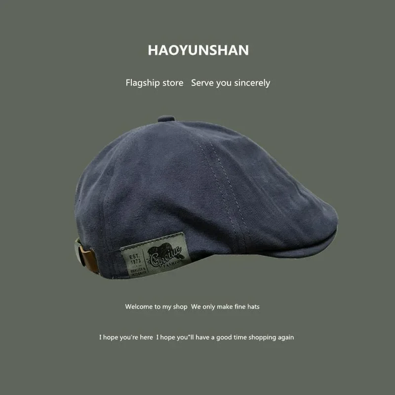 Cotton Peaky Blinders Caps For Men Hats Berets British Western Style Ivy Cap Classic Winter Woman Vintage Linen Beret - view 5